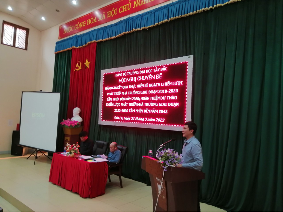 Hội nghị chuyên đề Đánh giá kết quả thực hiện Chiến lược phát triển Nhà trường giai đoạn 2018 - 2023 và tầm nhìn đến năm 2030, hoàn thiện dự thảo chiến lược phát triển nhà trường giai đoạn 2023 - 2030, tầm nhìn đến năm 2045