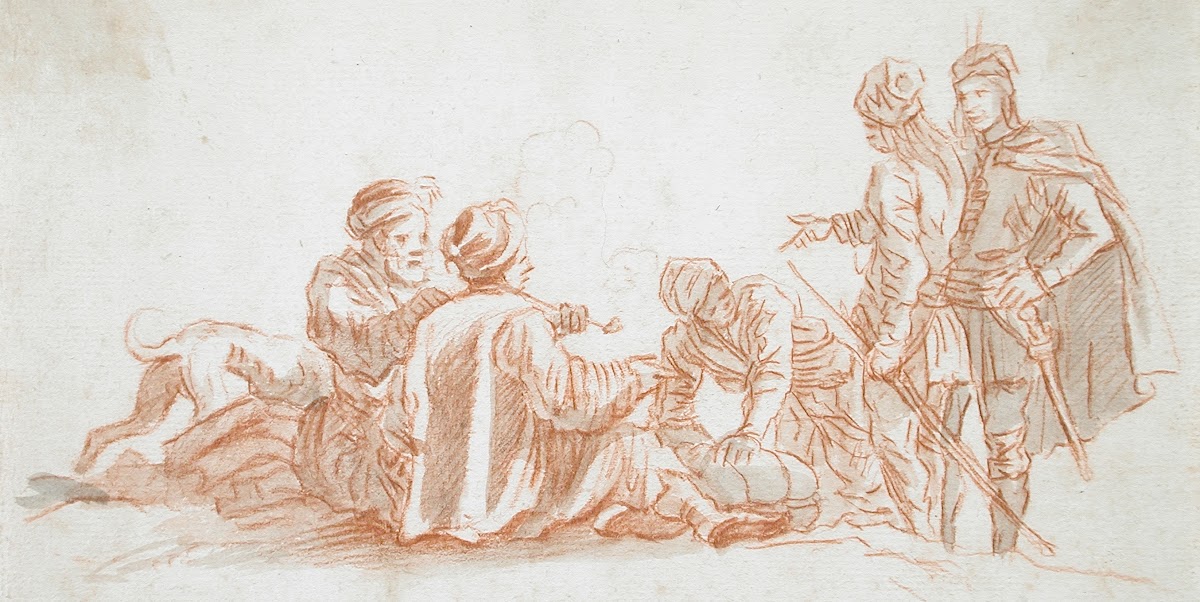 Group of Turkish Men 1680   1820