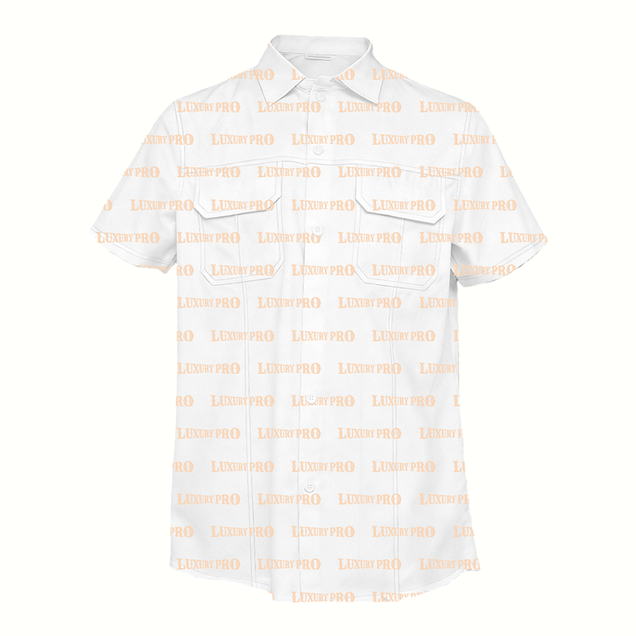 AOP Double-Pocket Hawaiian Shirt