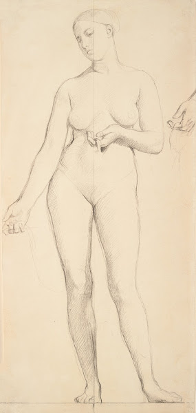 Standing Female Nude Study for Saint Bathilde 184344