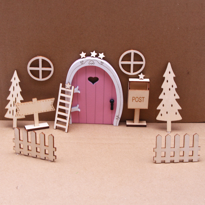 Miniature Fairy Door Set for Dollhouses