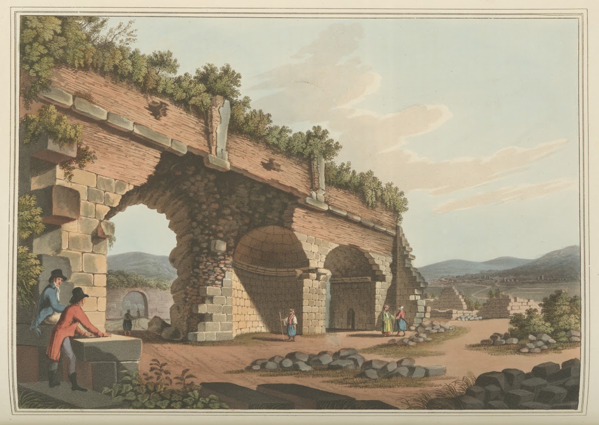 Part of the grand gallery of the Temple of Diana 1810