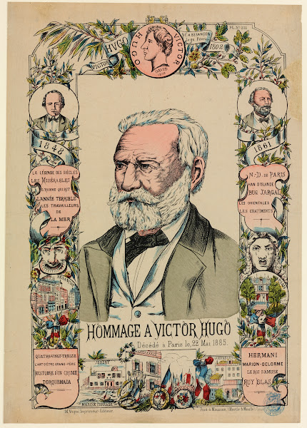 Hommage à Victor Hugo décédé à Paris le 22 mai 1885