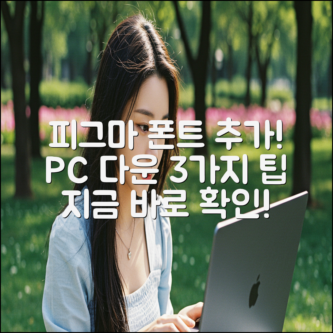 피그마 폰트 추가 & PC 다운로드 3가지 꿀팁!