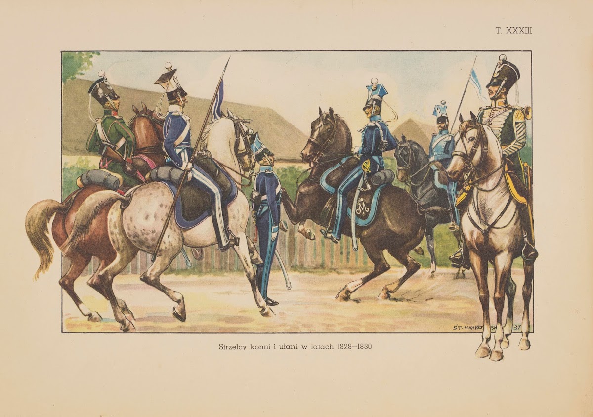 Strzelcy konni i ułani w latach 18281830 1939
