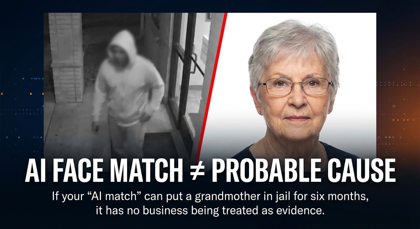 AI Face Match ≠ Probable Cause: A Grandmother Paid the Price