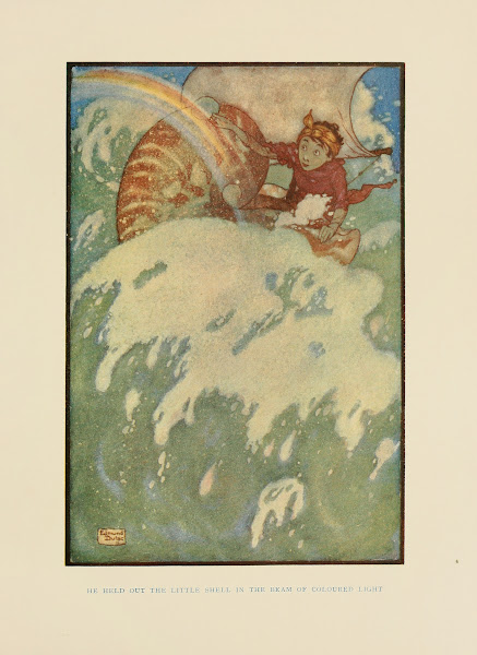 He held out the little shell in the beam of coloured light 1910