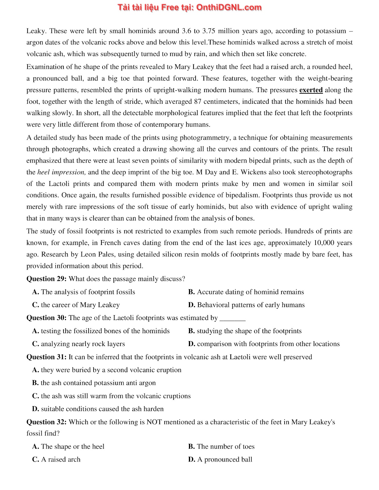 660 bài tập môn Tiếng Anh - Ôn thi ĐGNL ĐHBK Hà Nội Phần 9