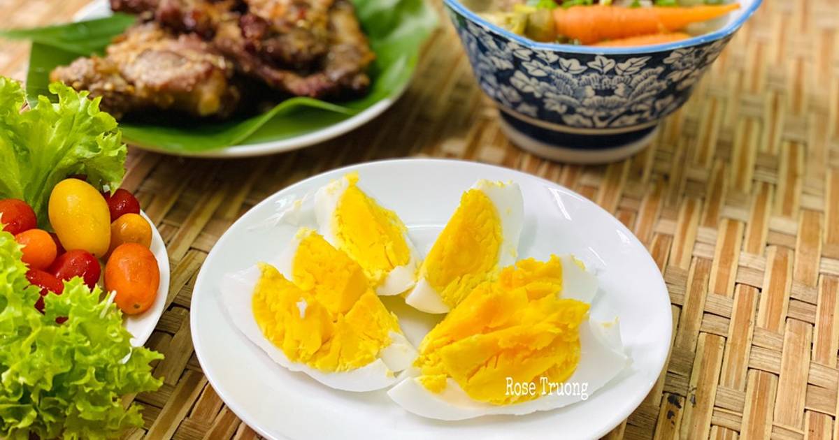 Trứng 🥚 Ngỗng Luộc
