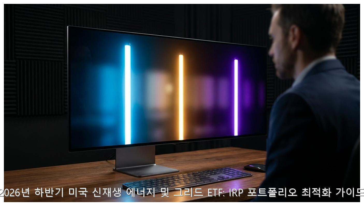 2026년 하반기 미국 신재생 에너지 및 그리드 ETF: IRP 포트폴리오 최적화 가이드 핵심 안내 및 분석 인포그래픽 (4)