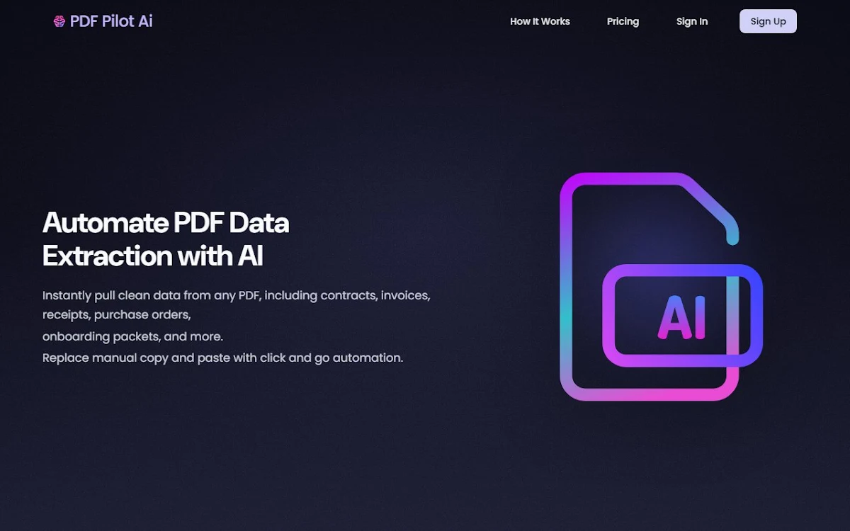 Captura de PDF Pilot