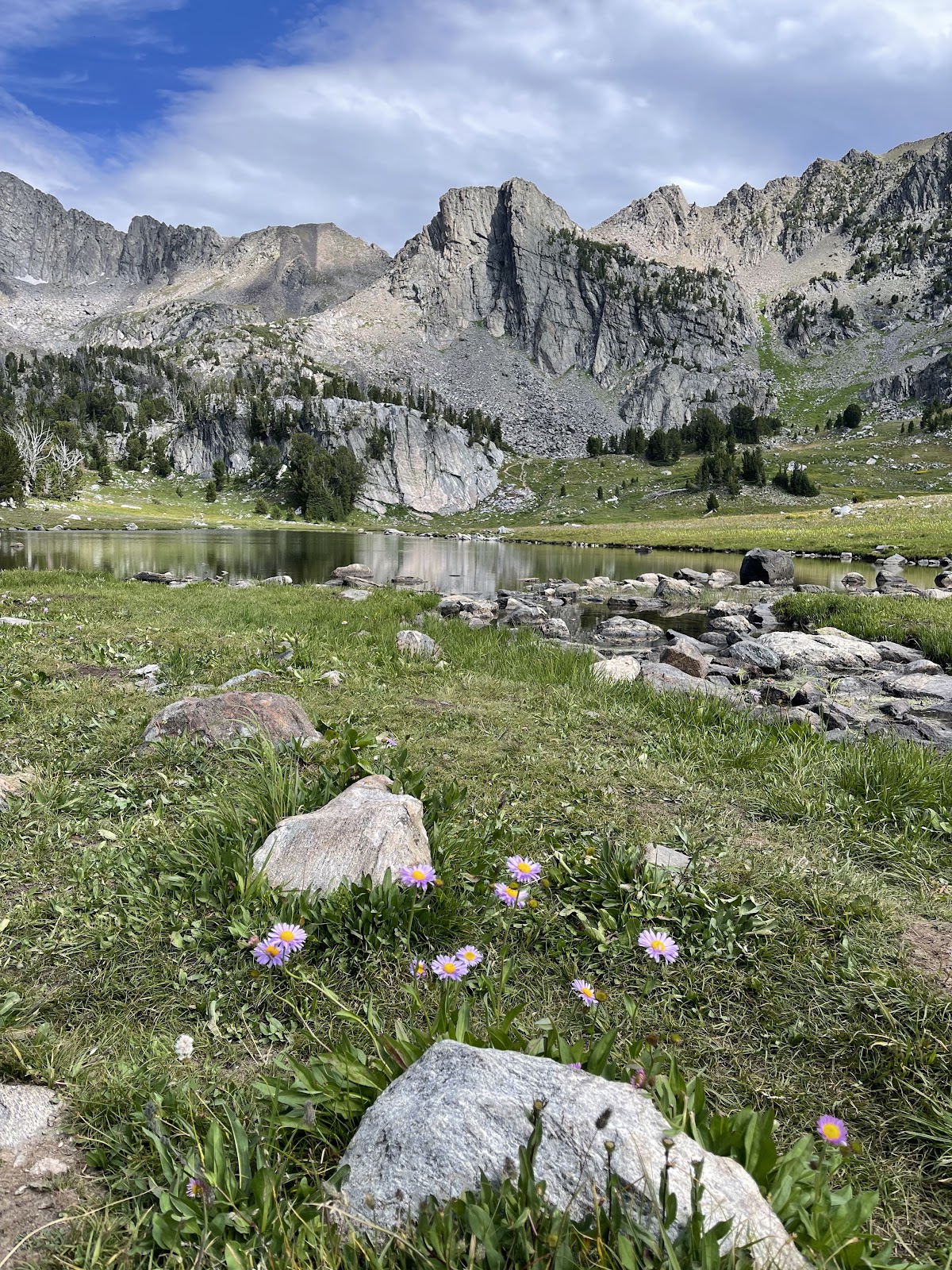 Big Sky Montana mountain views near Spanish Peaks
