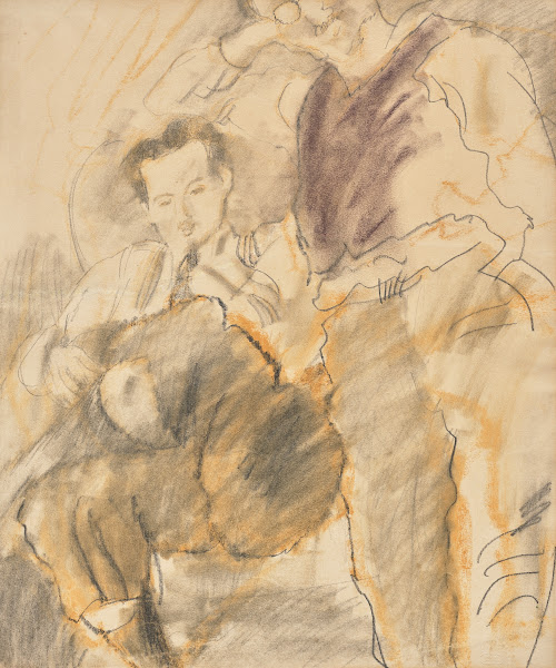 Emile Ganso et un ami 1928