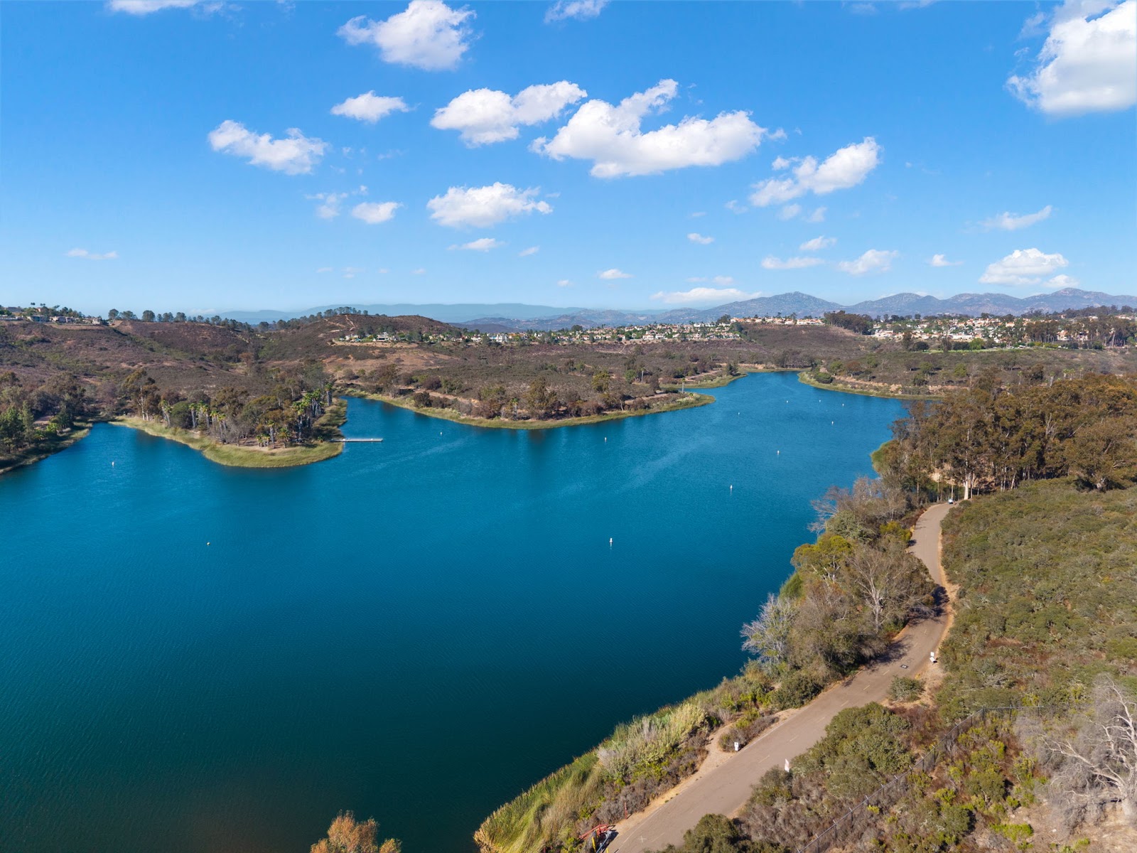 Lake Miramar, minutes from the home