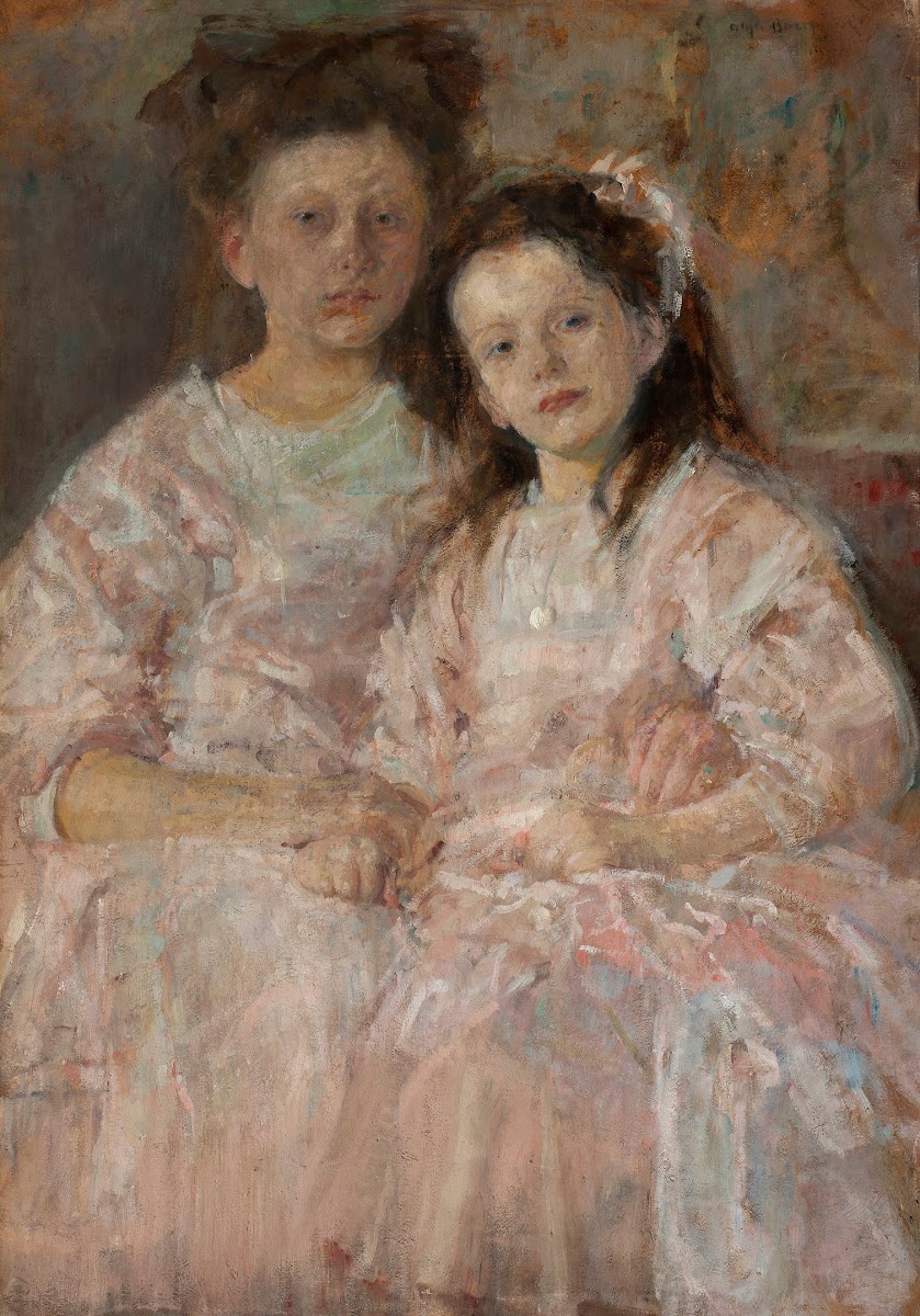 Portrait of girls Helena Chmielarczyk and Władysława Chmielarczyk 1906