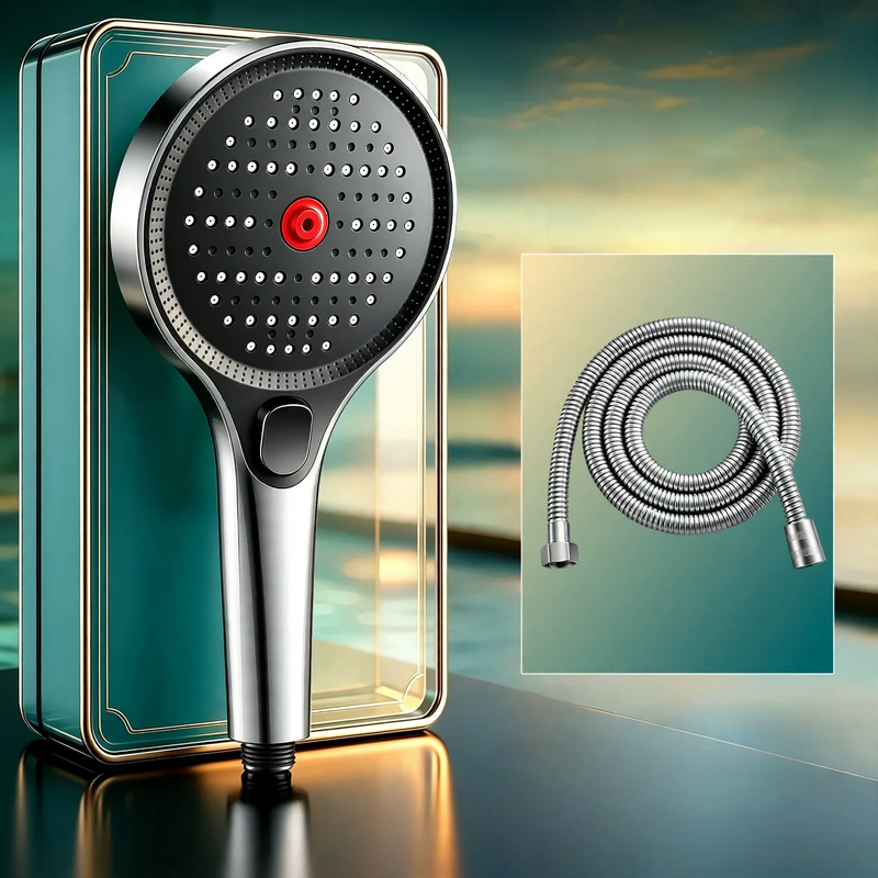 Pressure-balanced showerhead, multiple spray modes