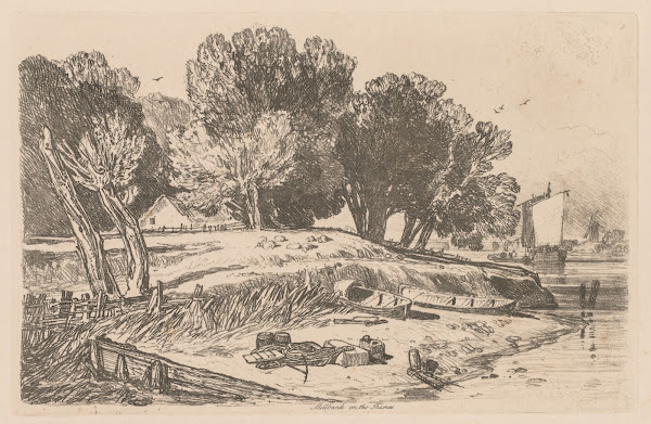 Millbank on the Thames 1838