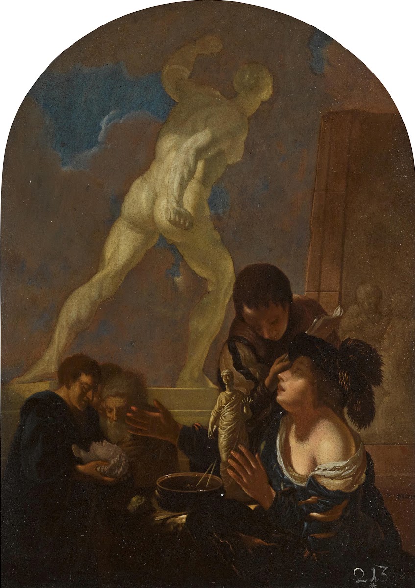 The sculptors studio