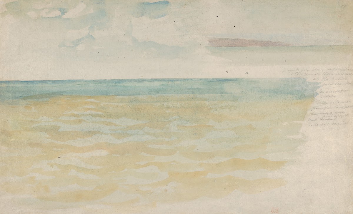 The Sea at Dieppe ca 185254