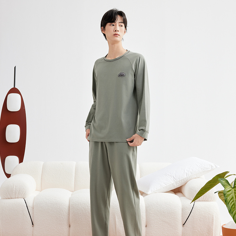 Damen-Pyjama-Set aus angerauter Baumwolle