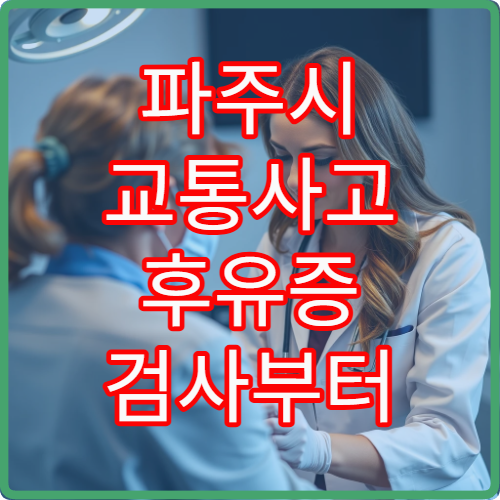 파주시 교통사고 후유증 검사부터 한방 재활치료까지 연계 가능한 병원 안내