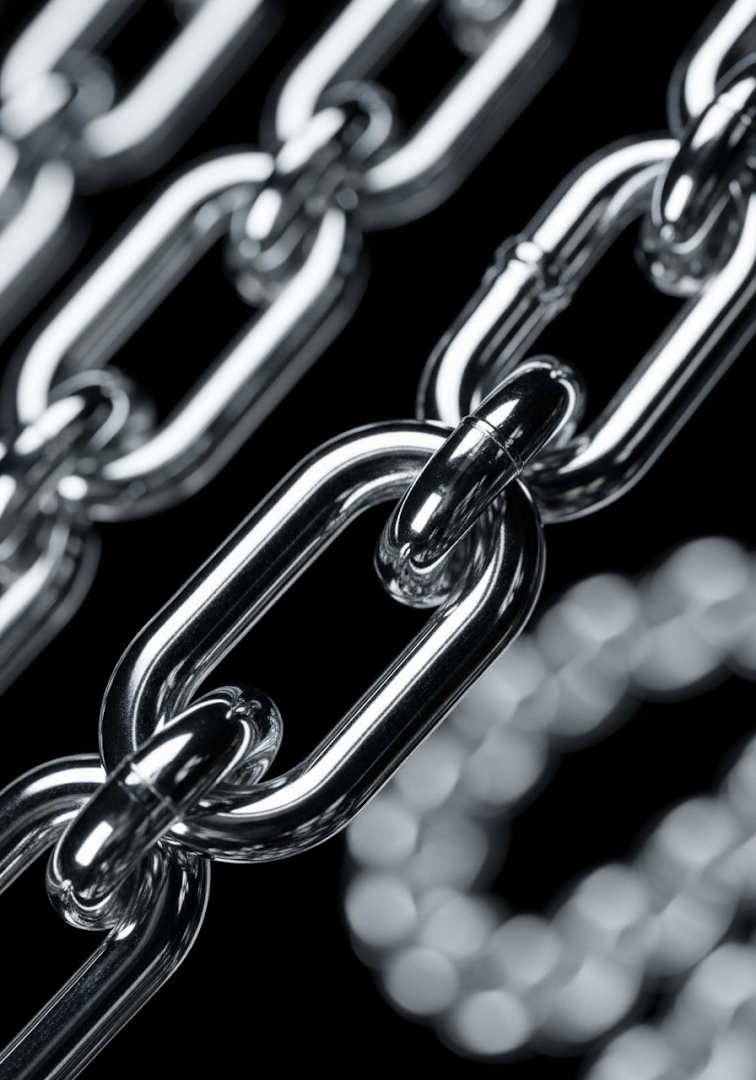 Reflective Chrome Chains Macro