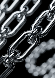 Reflective Chrome Chains Macro