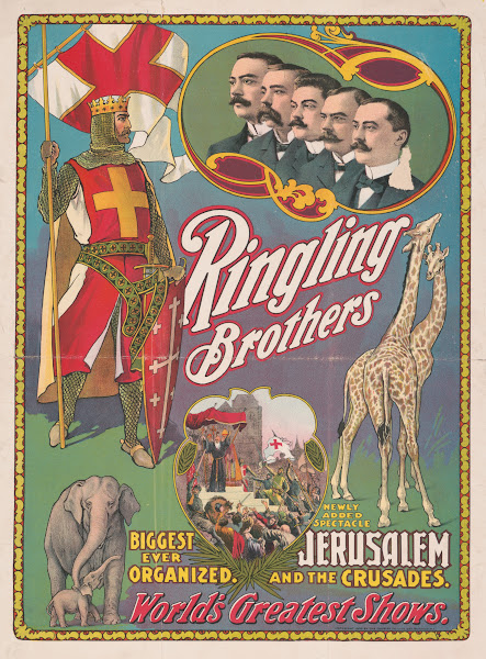 Ringling Brothers worlds greatest shows  Jerusalem and the crusades 1903