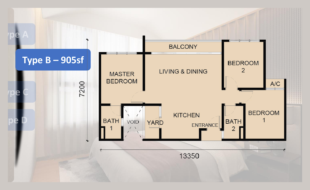 Laverra Seri Damansara Residences 户型图
