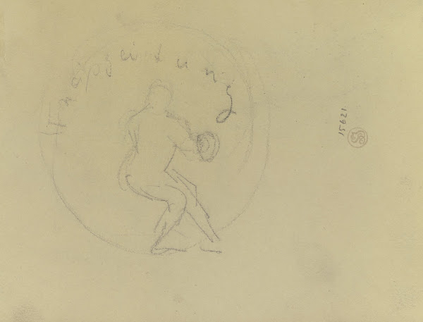 Figure in the round ca 1888