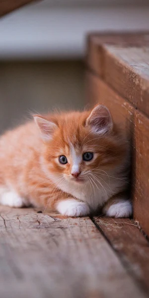 Kitten Cute 4K iPhone Wallpaper Background