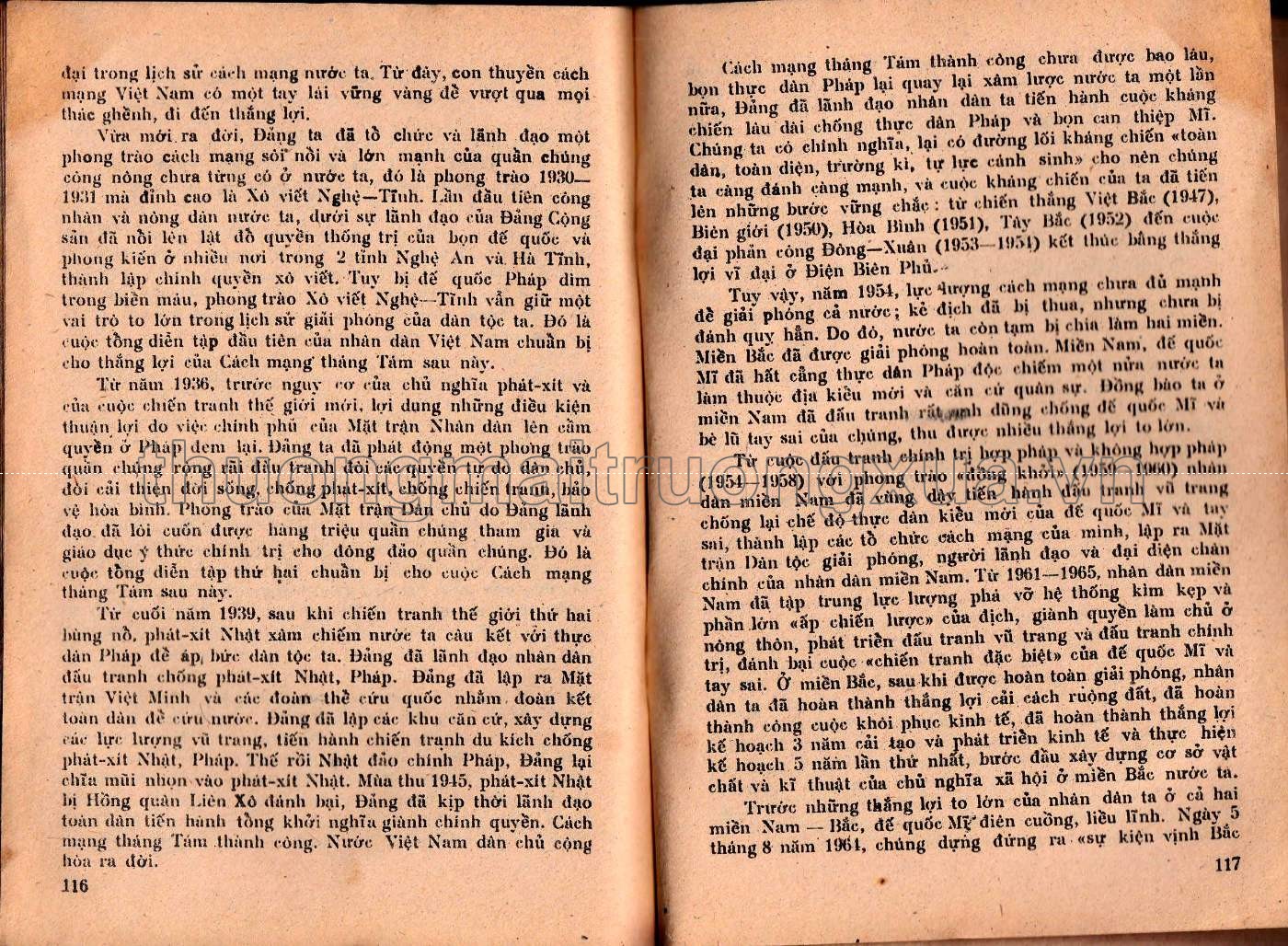 Lịch sử lớp 9 phổ thông (1985) - Trang 59