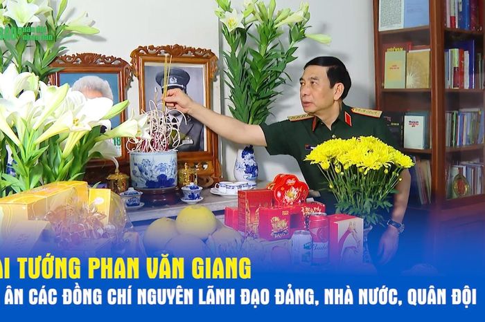 Đại tướng Phan Văn Giang tri ân các đồng chí nguyên lãnh đạo Đảng, Nhà nước, Quân đội - Báo Quân Đội Nhân Dân