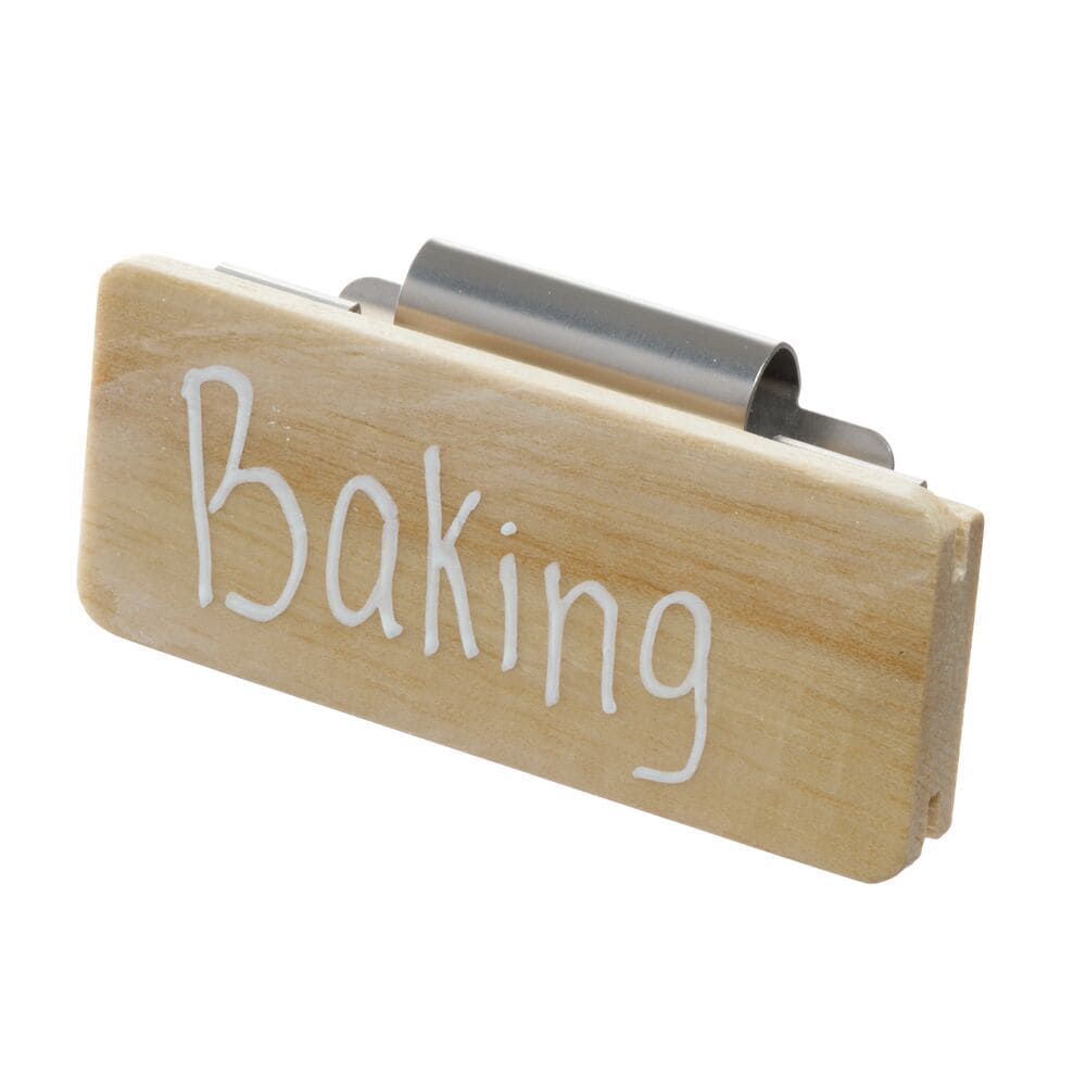 Set de clips etiquetas de madera iDesign™, 3 piezas