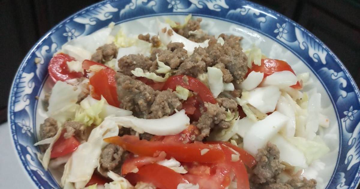 Bò trộn salad