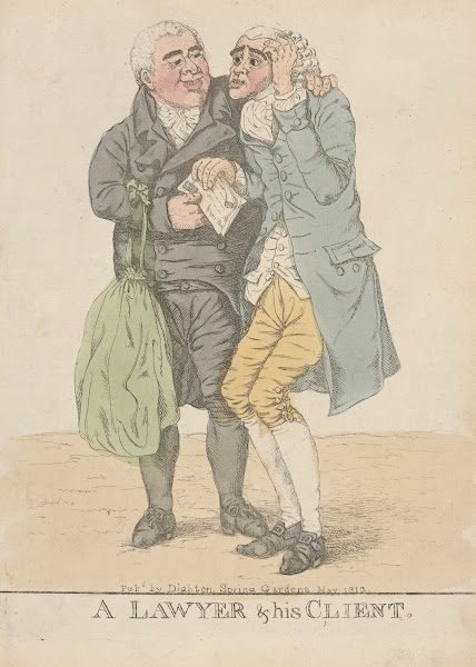 A lawyer  his client 1812