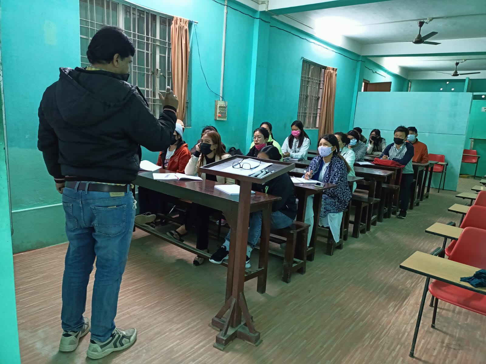 Group study at Roy Academy NORCET coaching centre