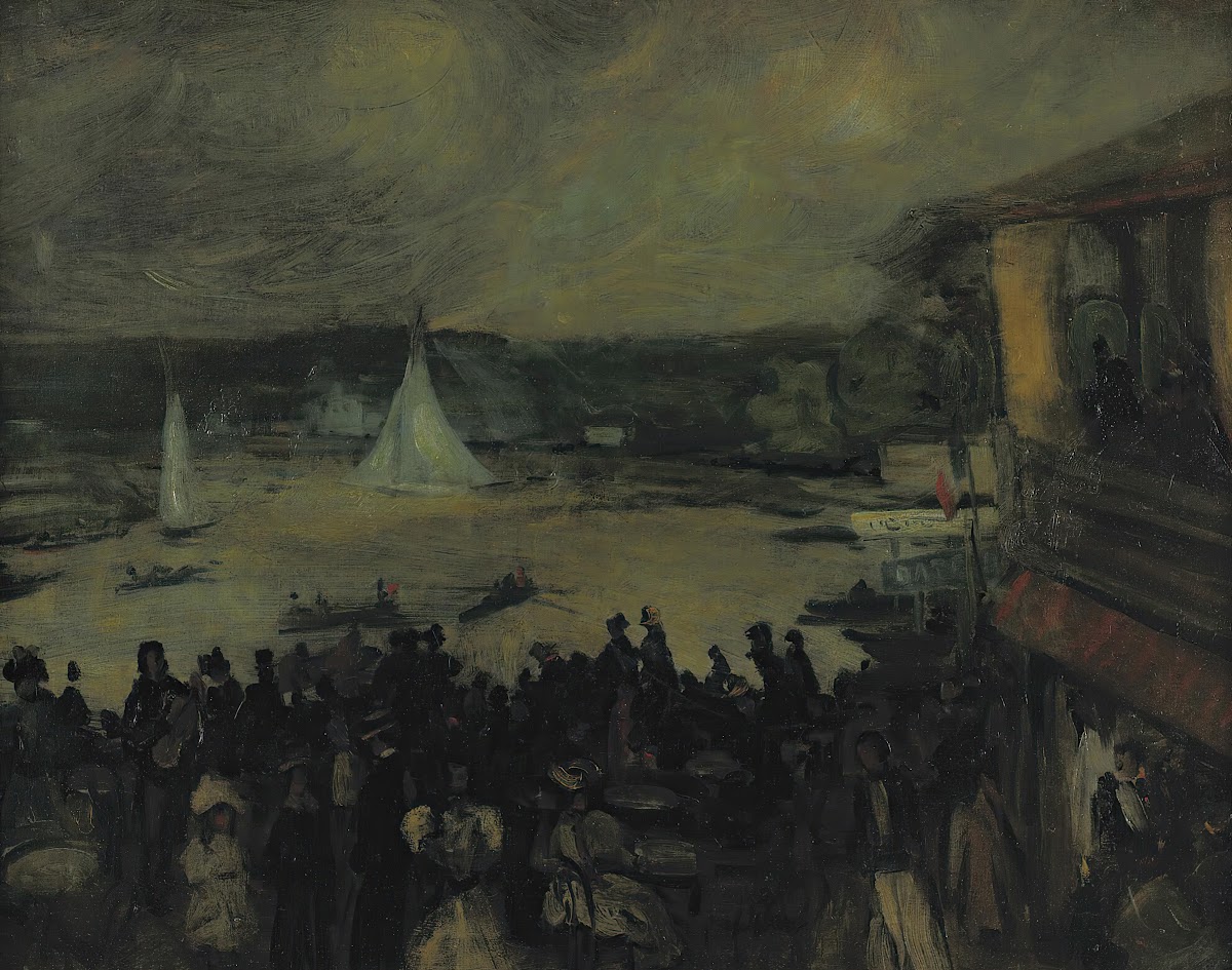 Sailing Boats  Paris 1895
