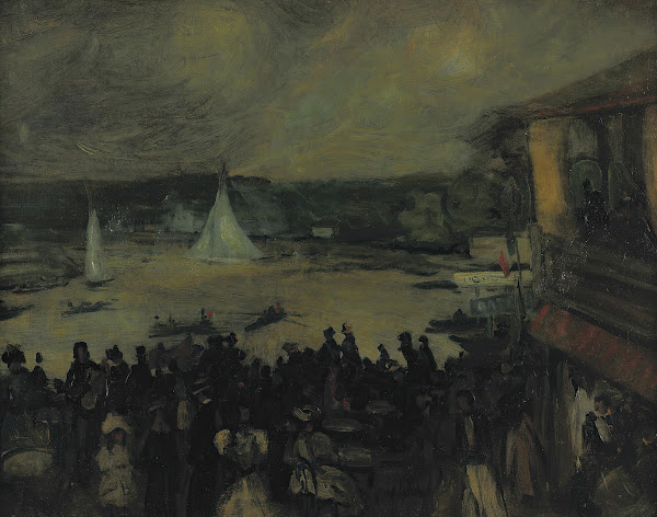 Sailing Boats  Paris 1895