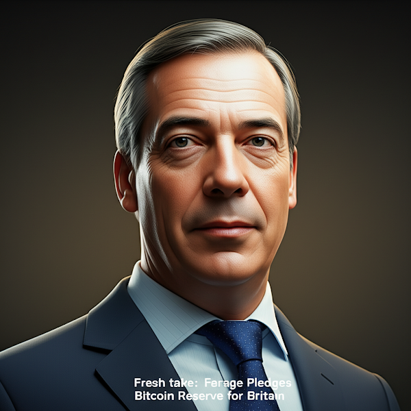 Fresh take: Farage Pledges Bitcoin Reserve for Britain