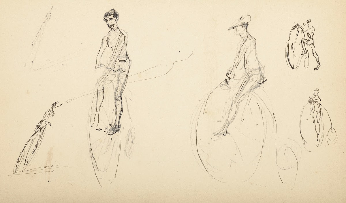 Étude de vélocipédistes
