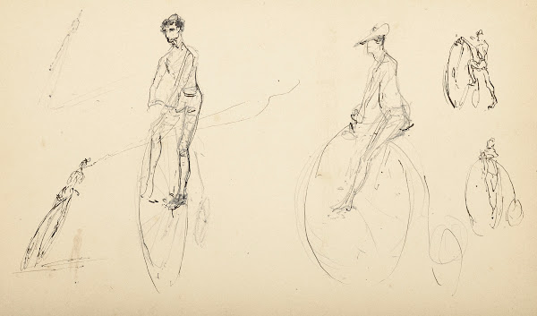 Étude de vélocipédistes
