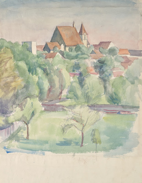 Landschaft mit Kirche