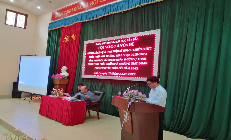 Hội nghị chuyên đề Đánh giá kết quả thực hiện Chiến lược phát triển Nhà trường giai đoạn 2018 - 2023 và tầm nhìn đến năm 2030, hoàn thiện dự thảo chiến lược phát triển nhà trường giai đoạn 2023 - 2030, tầm nhìn đến năm 2045