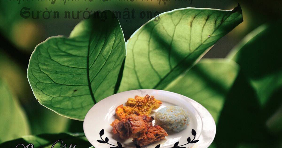 Khoai lang chiên bơ lắc muối mè - hạt lanh
Sườn nướng mật ong