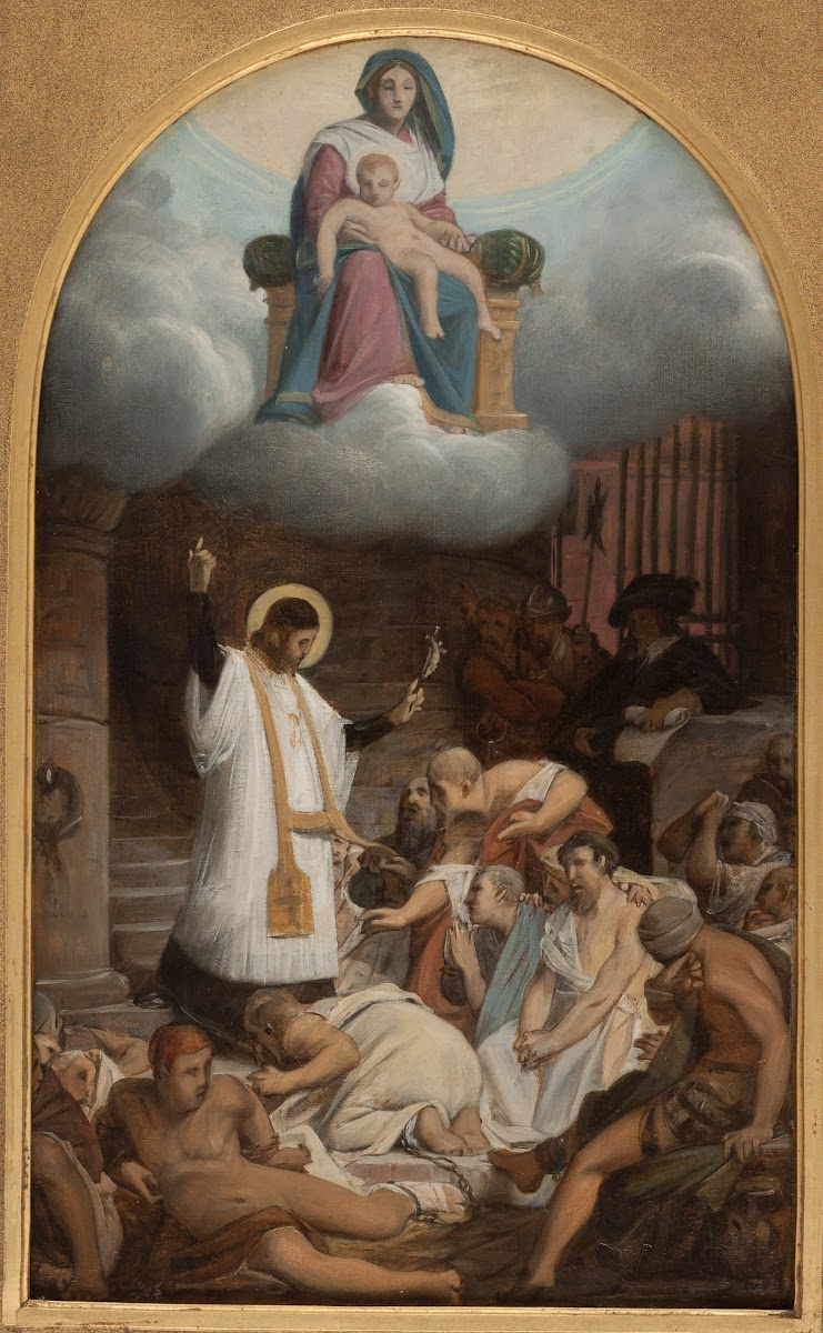 Saint Vincent de Paul ramenant les galériens à la foi 1873