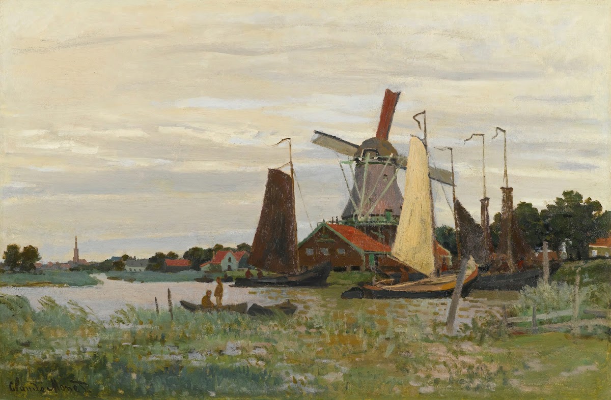 Un Moulin À Zaandam 1871