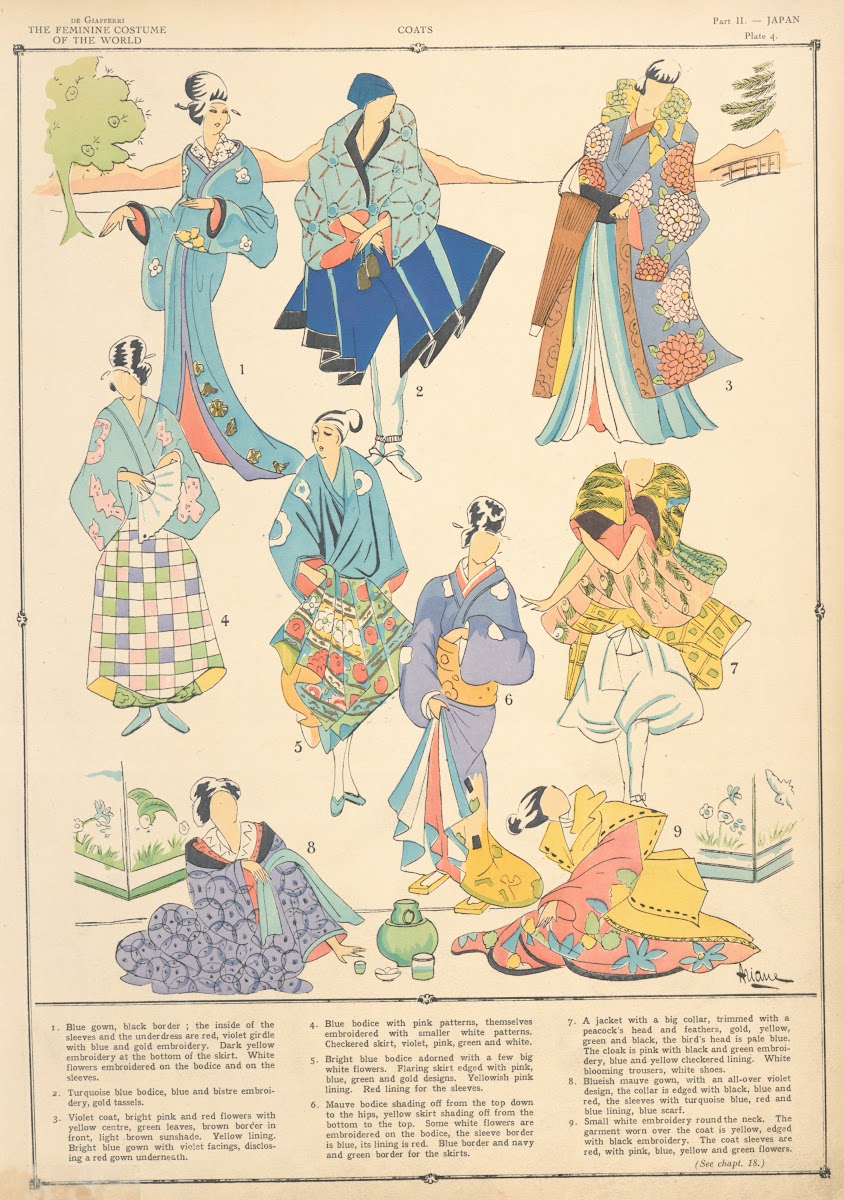 Japan  Coats 1926 1927