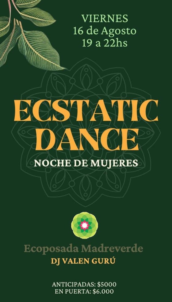 ECSTATIC DANCE: Noche de mujeres