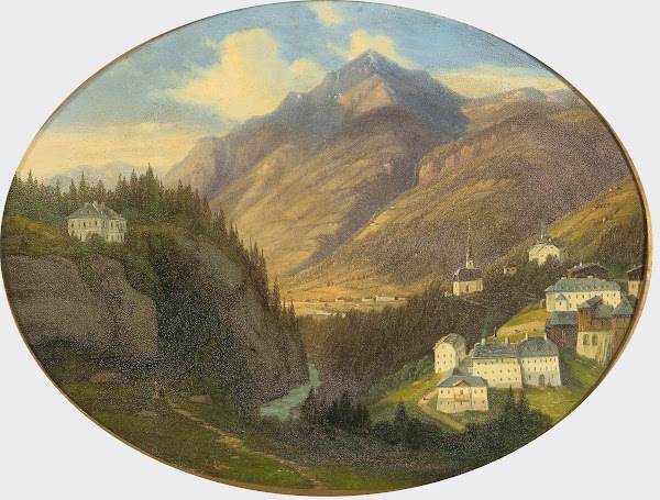 Gastein Gamskogel mit Nikolauskirche